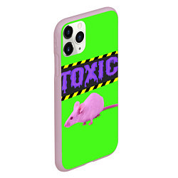 Чехол iPhone 11 Pro матовый Toxic, цвет: 3D-розовый — фото 2