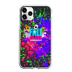 Чехол iPhone 11 Pro матовый Fall Guys, цвет: 3D-белый