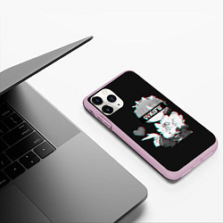 Чехол iPhone 11 Pro матовый Re:Zero, цвет: 3D-розовый — фото 2