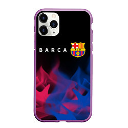 Чехол iPhone 11 Pro матовый BARCELONA БАРСЕЛОНА, цвет: 3D-фиолетовый