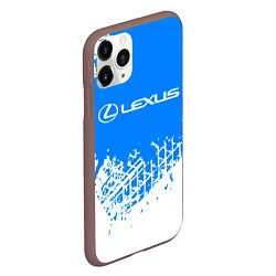Чехол iPhone 11 Pro матовый LEXUS ЛЕКСУС, цвет: 3D-коричневый — фото 2
