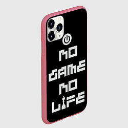 Чехол iPhone 11 Pro матовый NO GAME NO LIFE, цвет: 3D-малиновый — фото 2