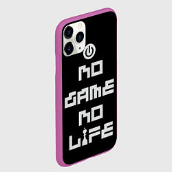 Чехол iPhone 11 Pro матовый NO GAME NO LIFE, цвет: 3D-фиолетовый — фото 2