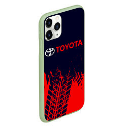 Чехол iPhone 11 Pro матовый TOYOTA ТОЙОТА, цвет: 3D-салатовый — фото 2