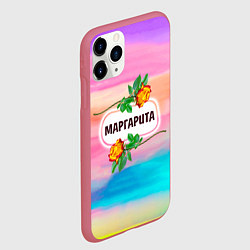 Чехол iPhone 11 Pro матовый Маргарита, цвет: 3D-малиновый — фото 2
