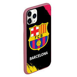 Чехол iPhone 11 Pro матовый BARCELONA БАРСЕЛОНА, цвет: 3D-малиновый — фото 2