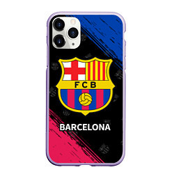 Чехол iPhone 11 Pro матовый BARCELONA БАРСЕЛОНА, цвет: 3D-светло-сиреневый