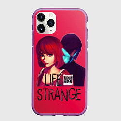 Чехол iPhone 11 Pro матовый ХлояМакс, цвет: 3D-фиолетовый