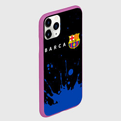 Чехол iPhone 11 Pro матовый BARCELONA БАРСЕЛОНА, цвет: 3D-фиолетовый — фото 2