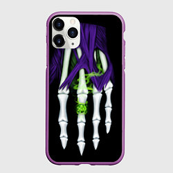 Чехол iPhone 11 Pro матовый Нежить Чернокнижник, цвет: 3D-фиолетовый