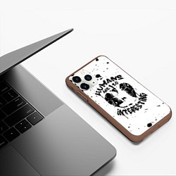 Чехол iPhone 11 Pro матовый Death Note, цвет: 3D-коричневый — фото 2