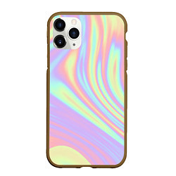 Чехол iPhone 11 Pro матовый Vaporwave, цвет: 3D-коричневый