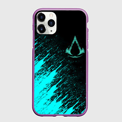Чехол iPhone 11 Pro матовый Assassins Creed Valhalla, цвет: 3D-фиолетовый
