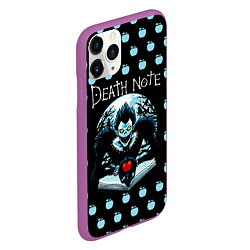 Чехол iPhone 11 Pro матовый Death Note, цвет: 3D-фиолетовый — фото 2