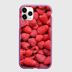 Чехол iPhone 11 Pro матовый Малина, цвет: 3D-фиолетовый