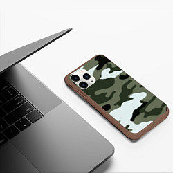 Чехол iPhone 11 Pro матовый Camouflage 2, цвет: 3D-коричневый — фото 2