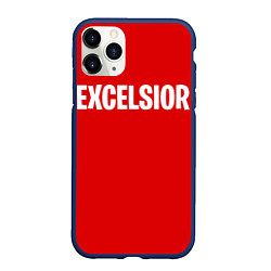 Чехол iPhone 11 Pro матовый EXCELSIOR, цвет: 3D-тёмно-синий