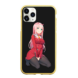 Чехол iPhone 11 Pro матовый ZeroTwo Darling in the Franx