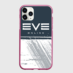 Чехол iPhone 11 Pro матовый EVE ONLINE ИВ ОНЛАЙН, цвет: 3D-малиновый