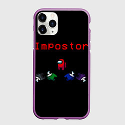 Чехол iPhone 11 Pro матовый Among Us