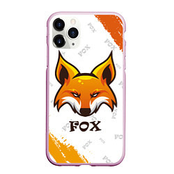 Чехол iPhone 11 Pro матовый FOX, цвет: 3D-розовый