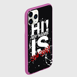Чехол iPhone 11 Pro матовый EMINEM, цвет: 3D-фиолетовый — фото 2