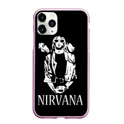 Чехол iPhone 11 Pro матовый NIRVANA, цвет: 3D-розовый