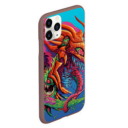 Чехол iPhone 11 Pro матовый HyperBeast, цвет: 3D-коричневый — фото 2