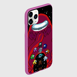 Чехол iPhone 11 Pro матовый Impostor Monster, цвет: 3D-фиолетовый — фото 2