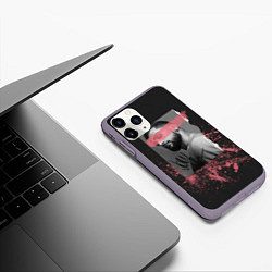 Чехол iPhone 11 Pro матовый JONY, цвет: 3D-серый — фото 2