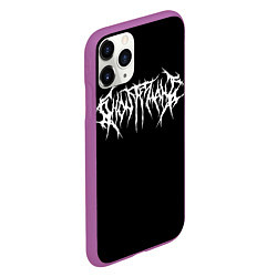 Чехол iPhone 11 Pro матовый GHOSTEMANE НА СПИНЕ, цвет: 3D-фиолетовый — фото 2