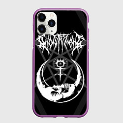 Чехол iPhone 11 Pro матовый GHOSTEMANE, цвет: 3D-фиолетовый