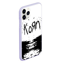 Чехол iPhone 11 Pro матовый Korn, цвет: 3D-светло-сиреневый — фото 2