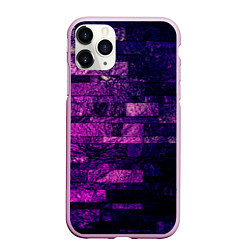 Чехол iPhone 11 Pro матовый Purple-Wall