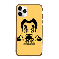 Чехол iPhone 11 Pro матовый Bendy And The Ink Machine, цвет: 3D-коричневый