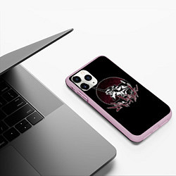 Чехол iPhone 11 Pro матовый Evangelion, цвет: 3D-розовый — фото 2