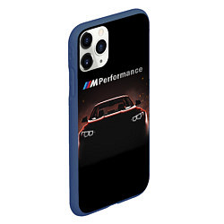 Чехол iPhone 11 Pro матовый BMW Z, цвет: 3D-тёмно-синий — фото 2