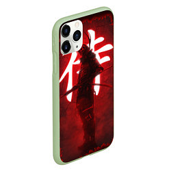 Чехол iPhone 11 Pro матовый NEON SAMURAI, цвет: 3D-салатовый — фото 2