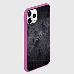 Чехол iPhone 11 Pro матовый ЛАДОНИ УШЕДШИХ, цвет: 3D-фиолетовый — фото 2