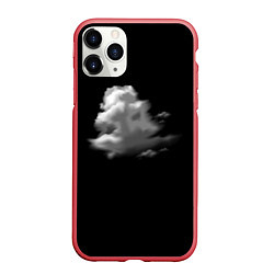 Чехол iPhone 11 Pro матовый Облако, цвет: 3D-красный