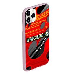 Чехол iPhone 11 Pro матовый Watch Dogs Recing, цвет: 3D-розовый — фото 2