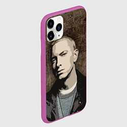 Чехол iPhone 11 Pro матовый EMIN?M, цвет: 3D-фиолетовый — фото 2