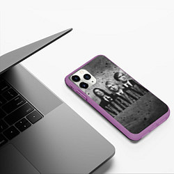 Чехол iPhone 11 Pro матовый Нирвана, цвет: 3D-фиолетовый — фото 2