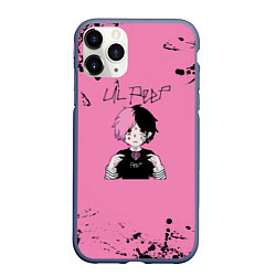 Чехол iPhone 11 Pro матовый Lil Peep, цвет: 3D-серый