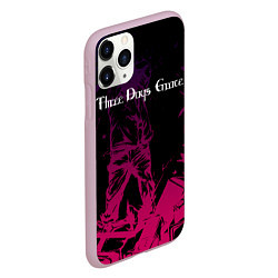 Чехол iPhone 11 Pro матовый THREE DAYS GRACE, цвет: 3D-розовый — фото 2