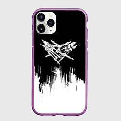Чехол iPhone 11 Pro матовый Velial Squad, цвет: 3D-фиолетовый