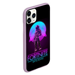 Чехол iPhone 11 Pro матовый Fortnite, цвет: 3D-сиреневый — фото 2