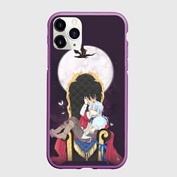 Чехол iPhone 11 Pro матовый Rimuru, цвет: 3D-фиолетовый