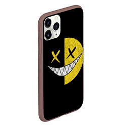 Чехол iPhone 11 Pro матовый SMILE, цвет: 3D-коричневый — фото 2