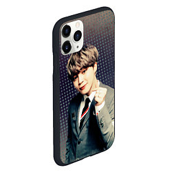 Чехол iPhone 11 Pro матовый BTS Jimin, цвет: 3D-черный — фото 2